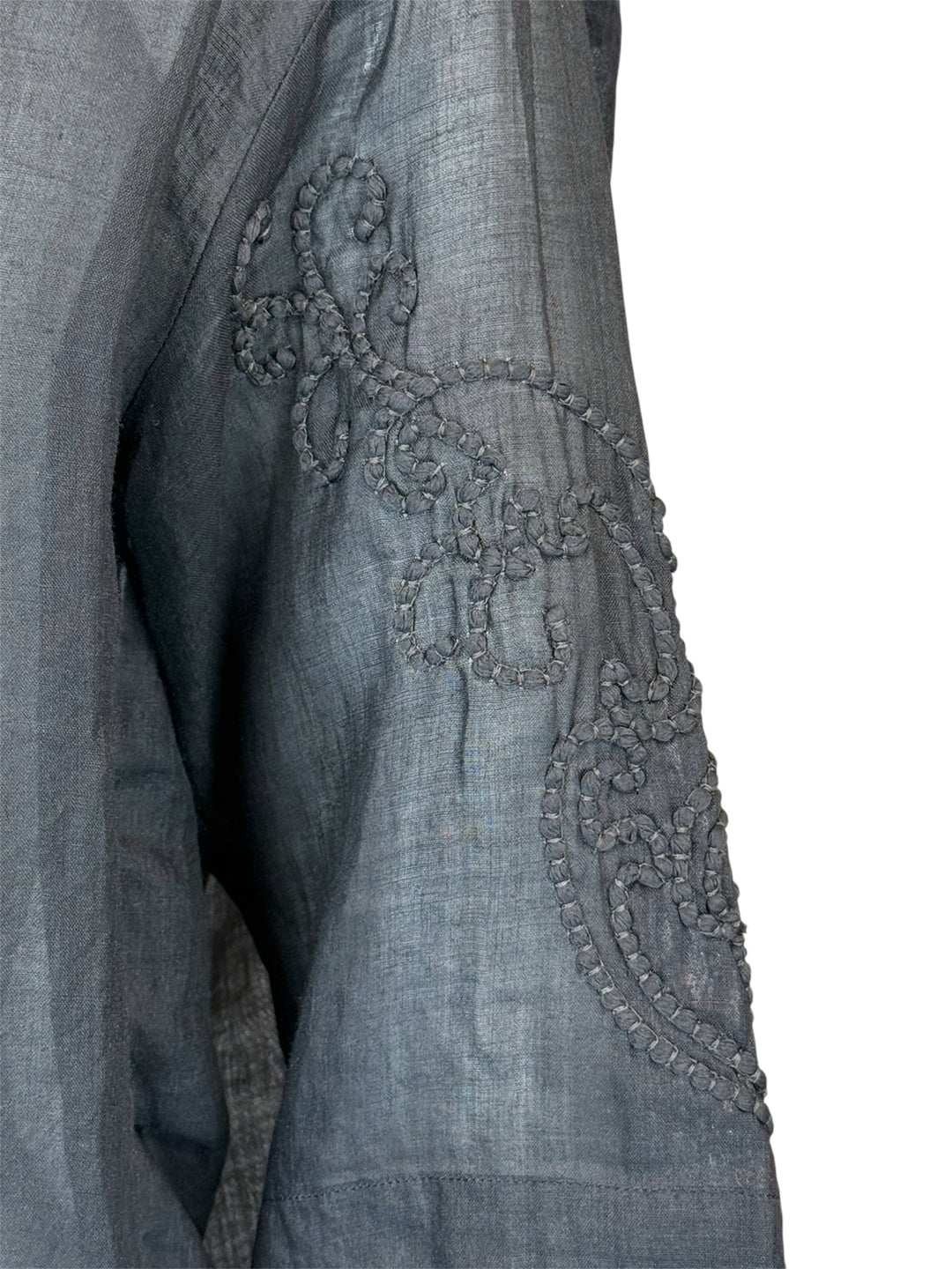 Lorena Antoniazzi Size XS Embroidered Sleeve Blouse