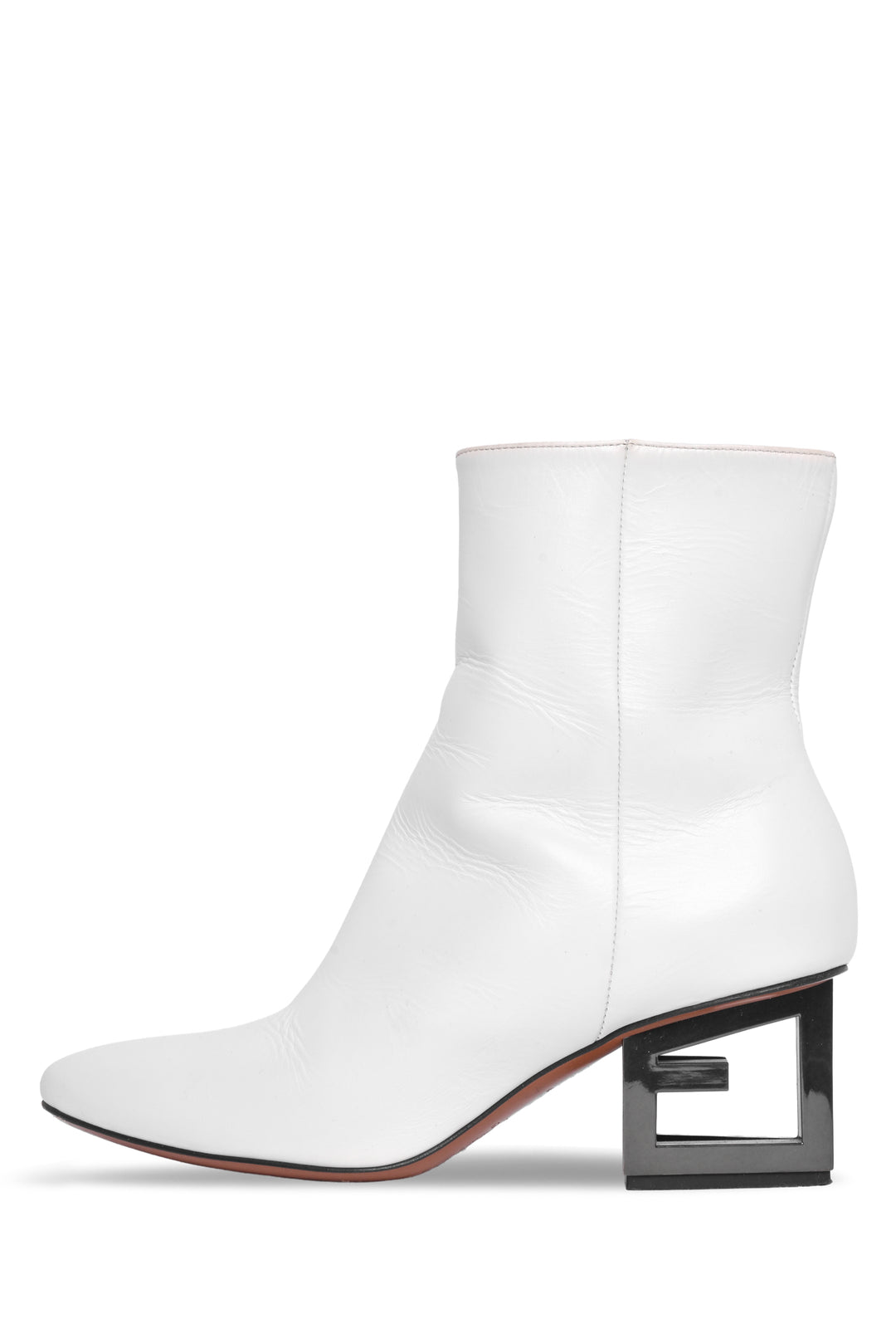 Givenchy Size 35 Triangle G Heel Ankle Boots