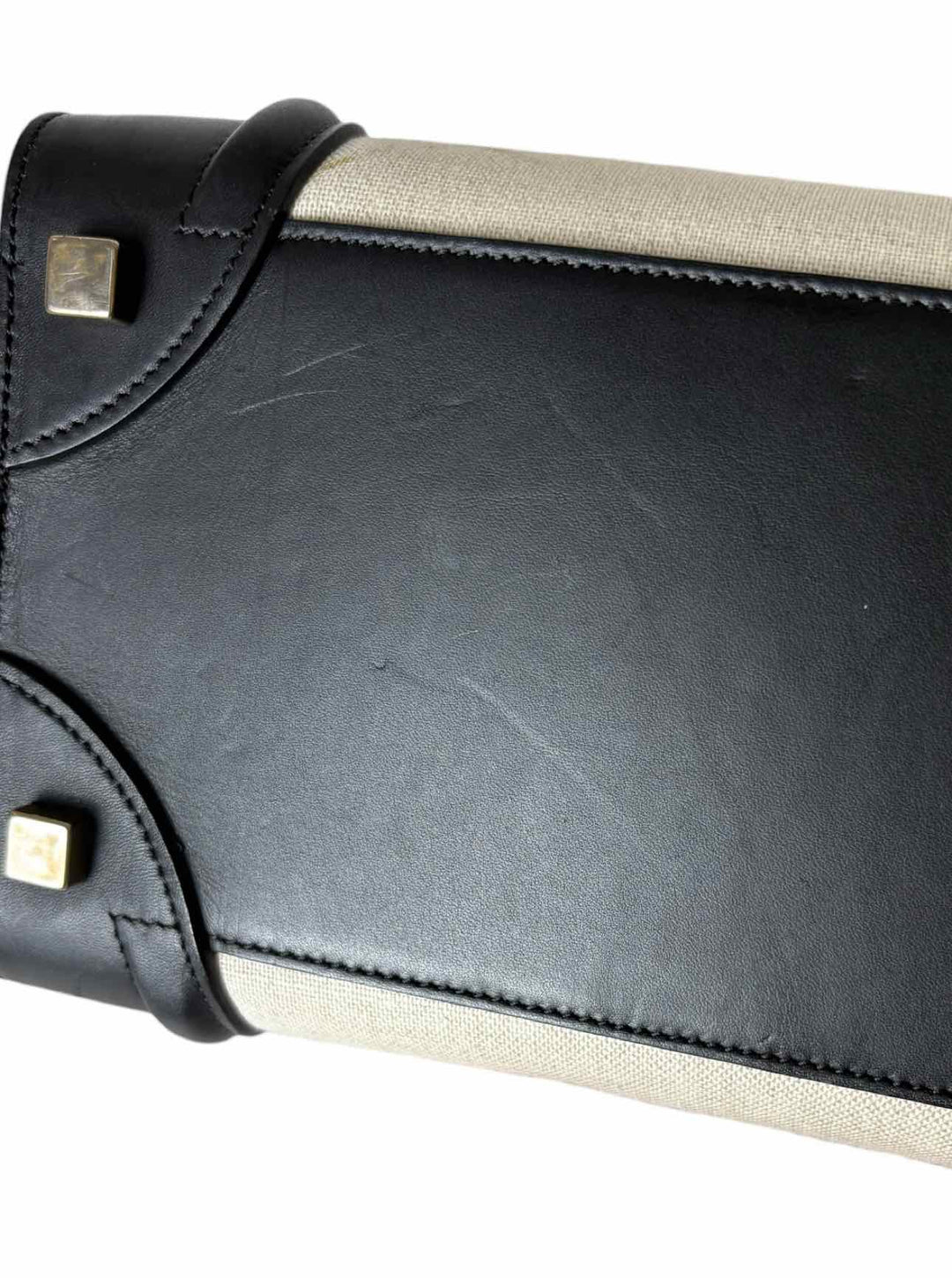 Celine 2014 Tri-Colour Micro Luggage Tote