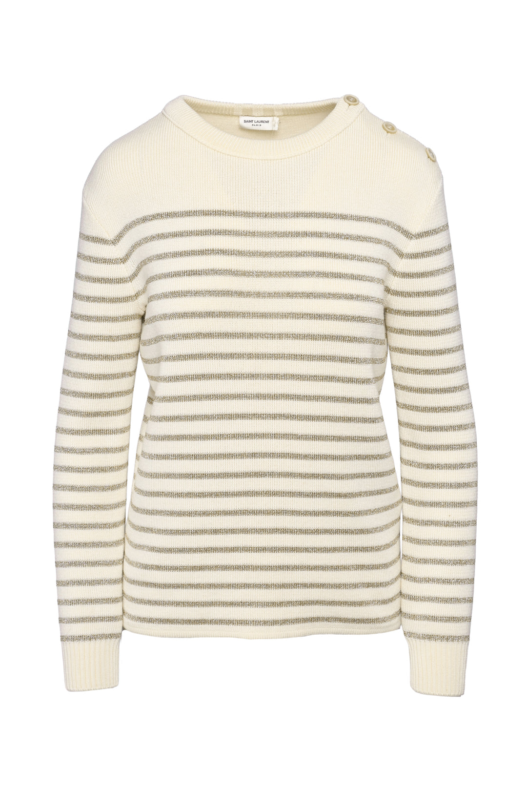 Saint Laurent Size XS 2019 Metallic Striped Sweater