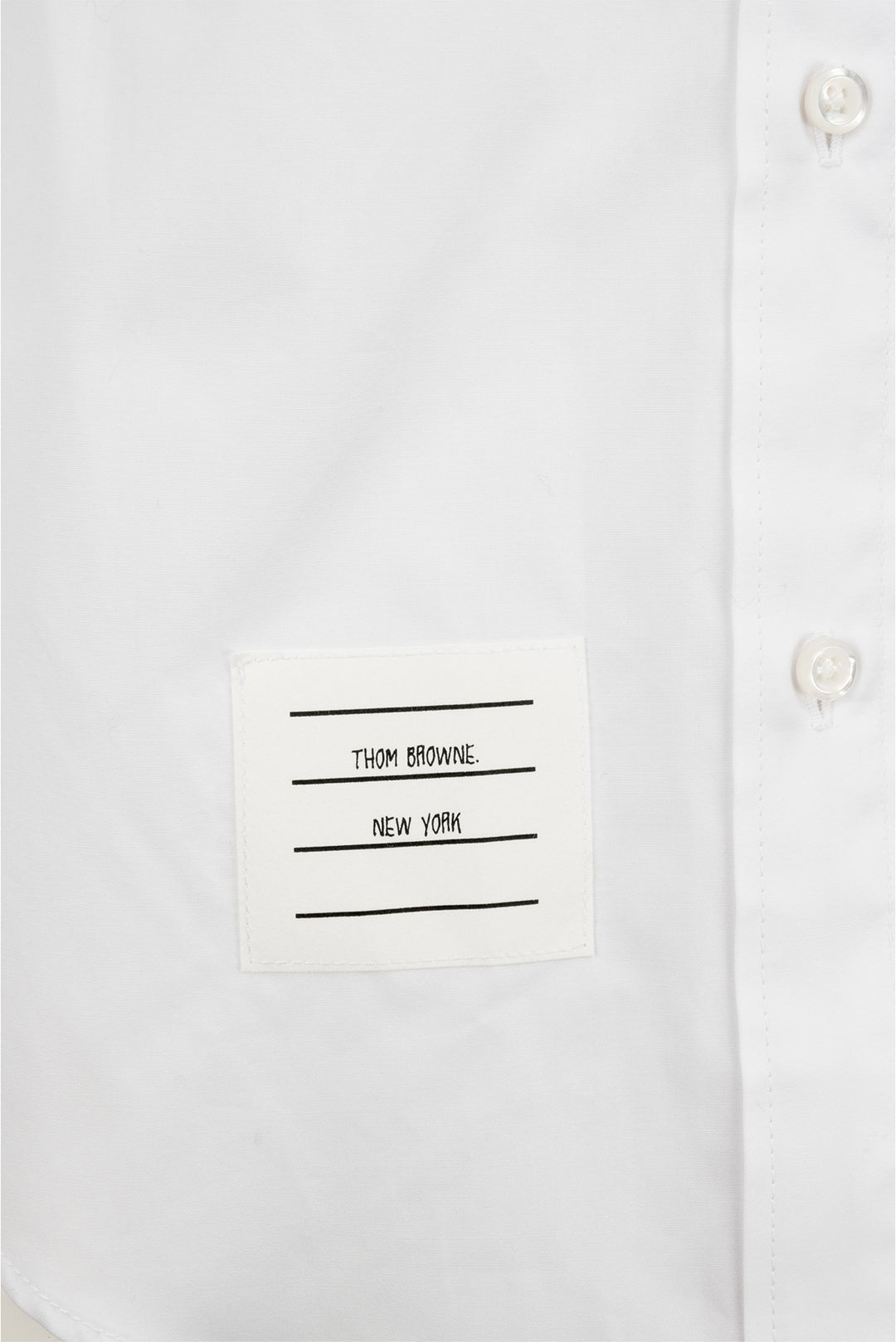 Thom Browne Size 42 Classic Long Sleeve Button Down Point Collar Shirt