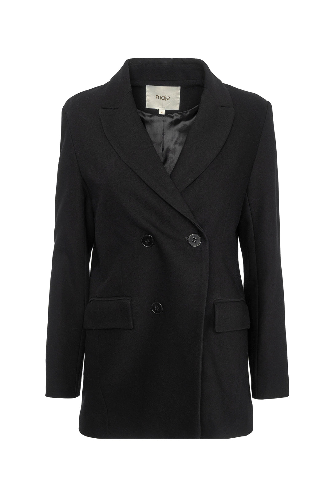 maje Size 40 Double Breasted Blazer