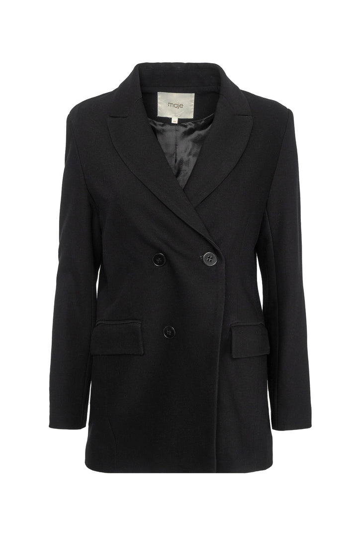 maje Size 40 Double Breasted Blazer