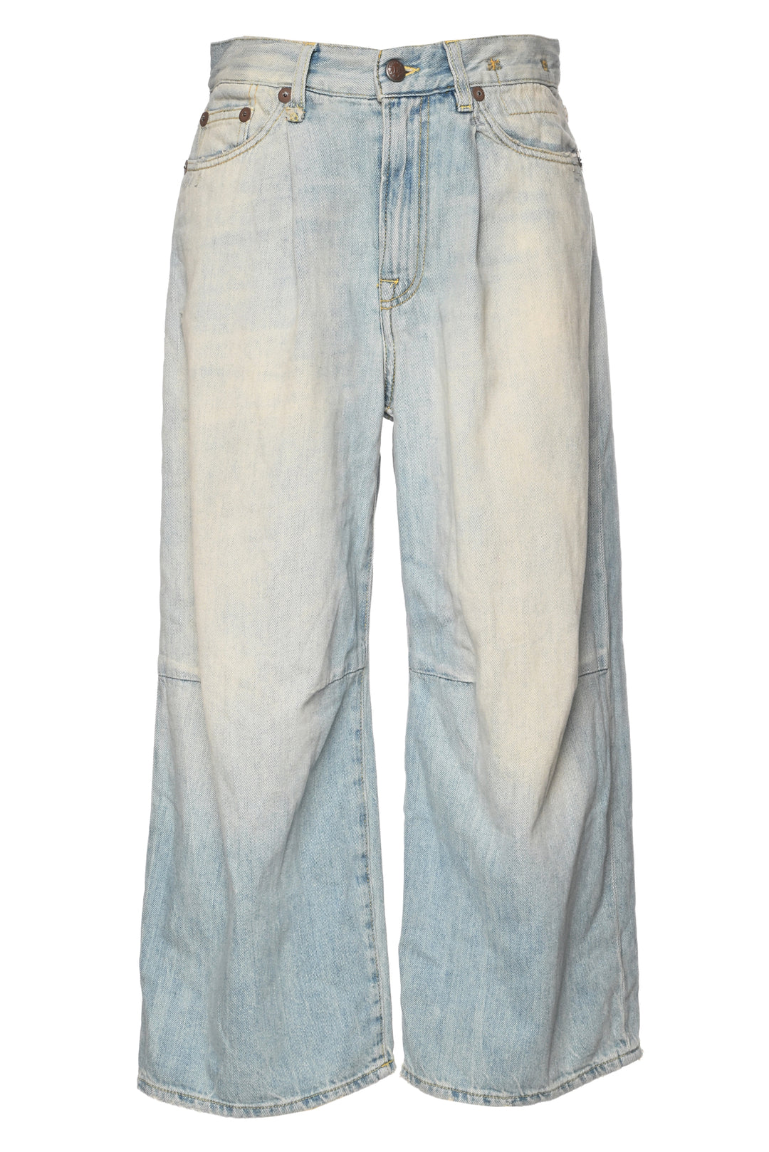 R13 Size 24 Crop Wide Leg Jeans