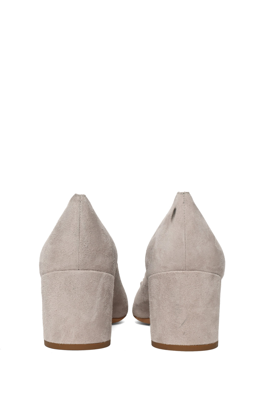 Chloe Size 35.5 Suede Scalloped Lauren Mid Heel Pumps