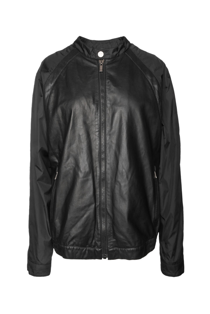 Zegna Sport Size L Men's Leather Jacket