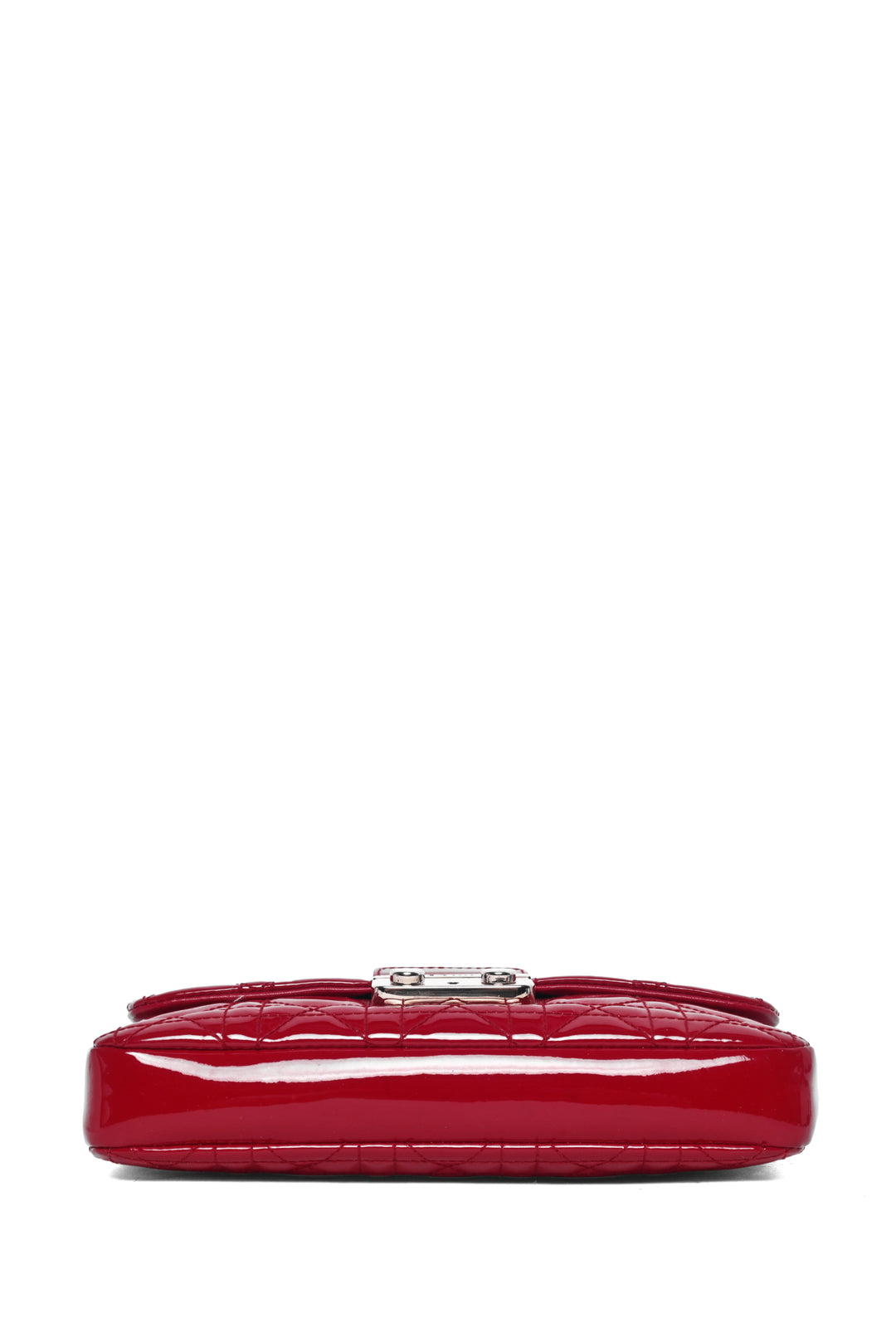 Dior 2012 Cannage Quilted Patent Leather Miss Dior Promenade Crossbody Clutch