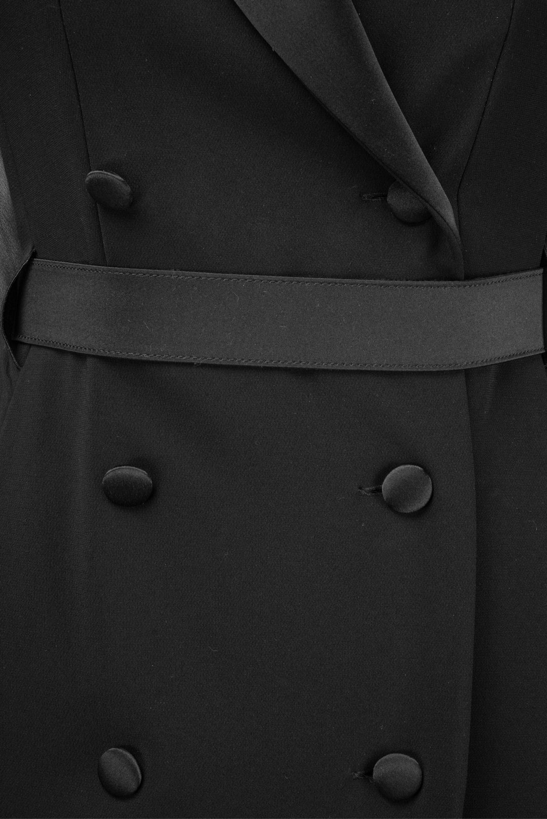 Maxmara Size 2 Palomba Silk Chiffon Sleeve Tuxedo Dress