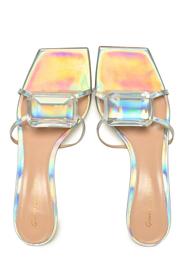 Gianvito Rossi Size 38.5 Jaipur Summer Mule Sandals