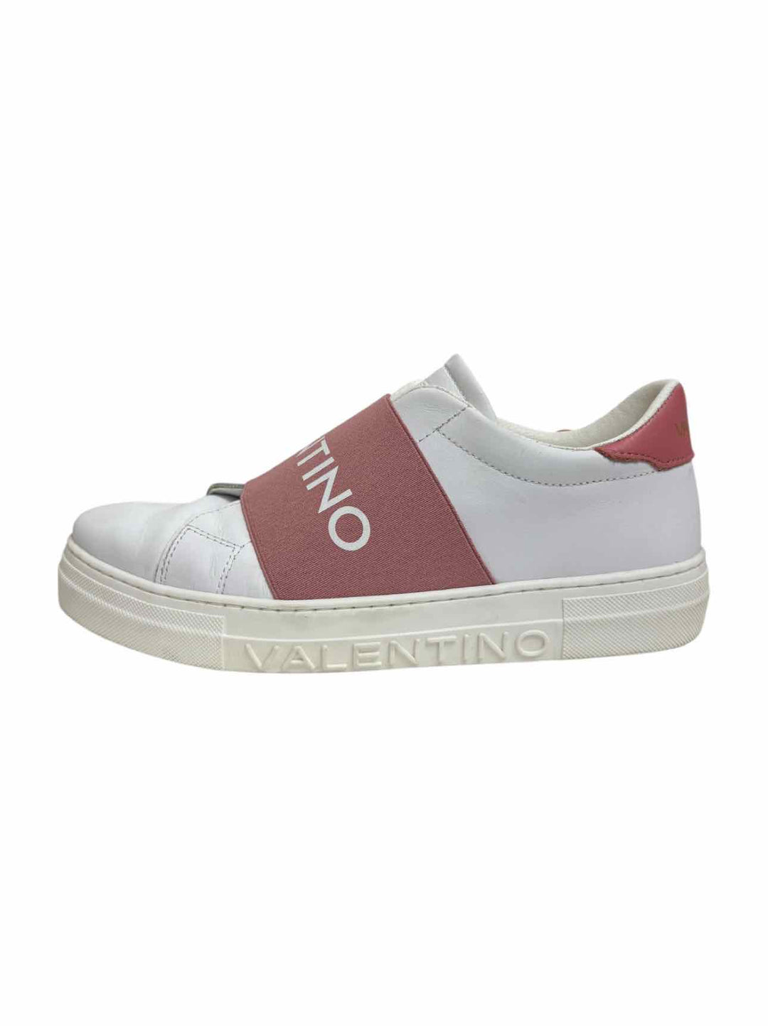 Valentino Size 7.5 Maya Contrast Logo Sneaker