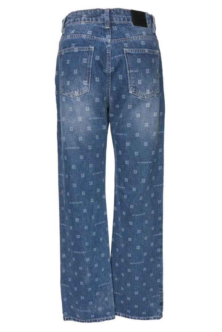 Givenchy Size L 4G Logo Stamp Jeans