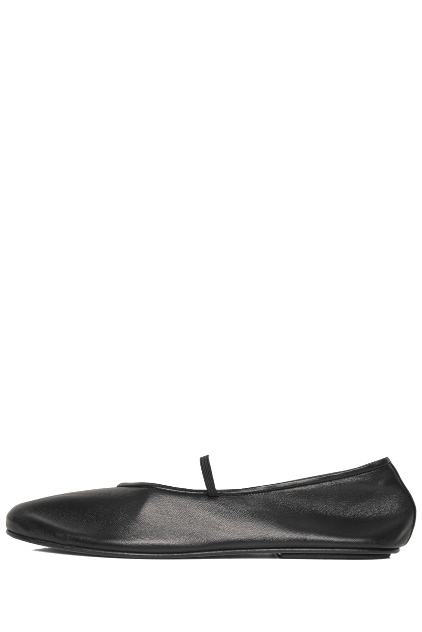 The Row Size 39 Elastic Leather Ballet Flats