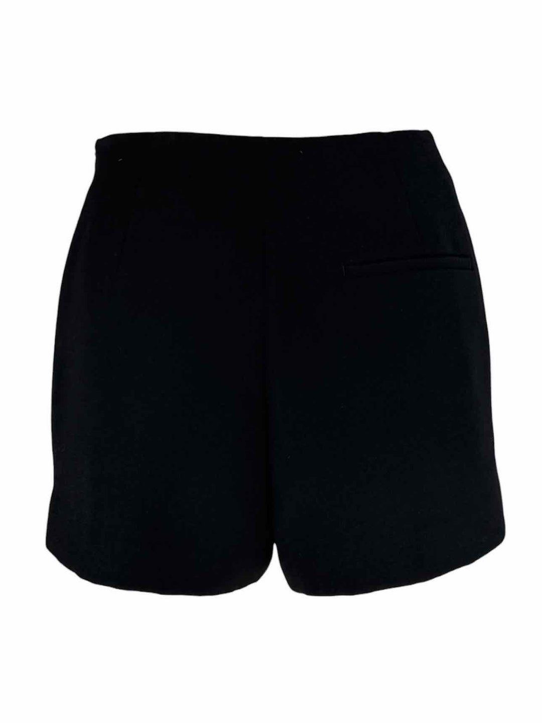 Self Portrait Size 2 Crystal Bow Embellished Crepe Mini Skort