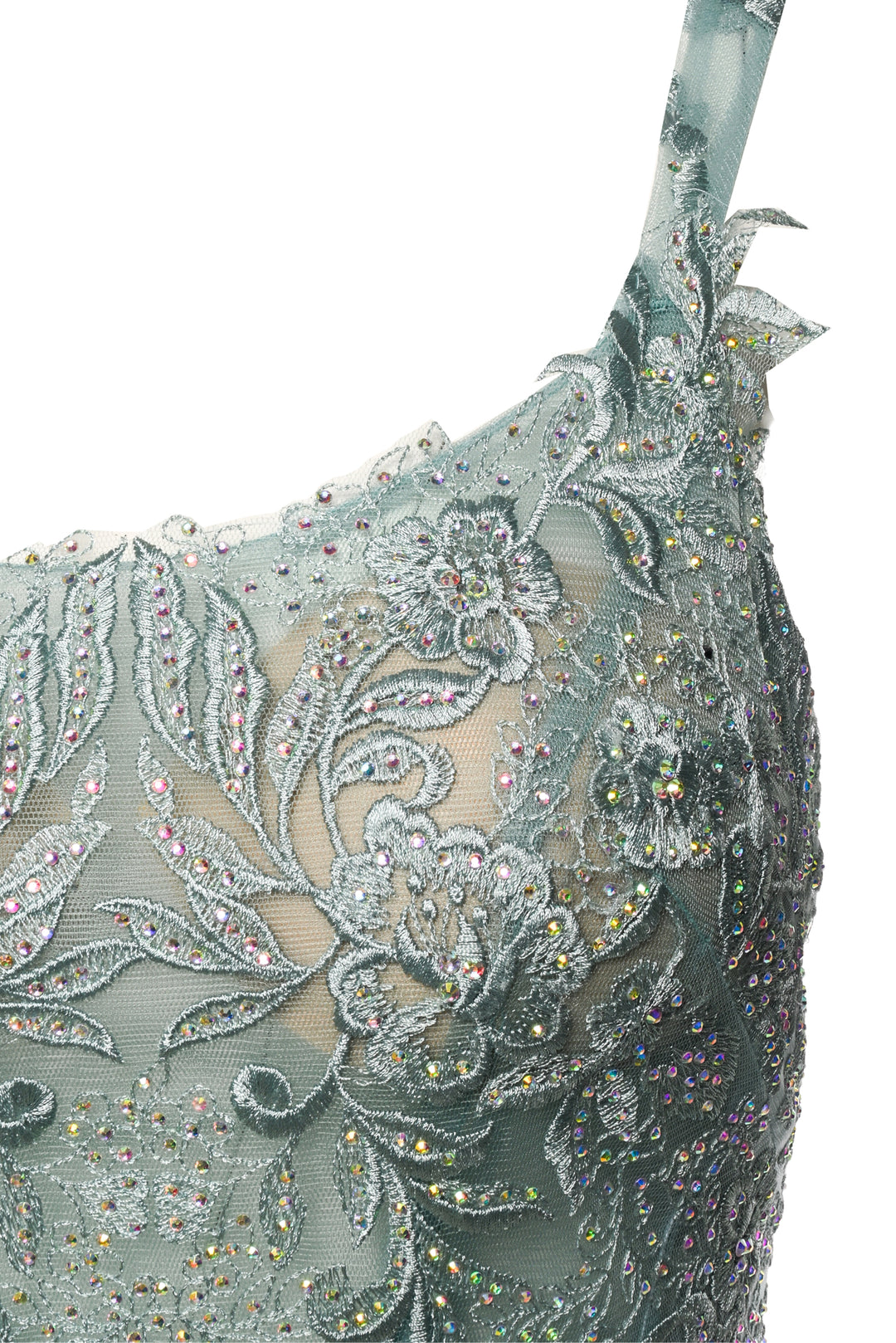 Ellie Wilde Size 0 Floral & Jewel Embroidered Dress