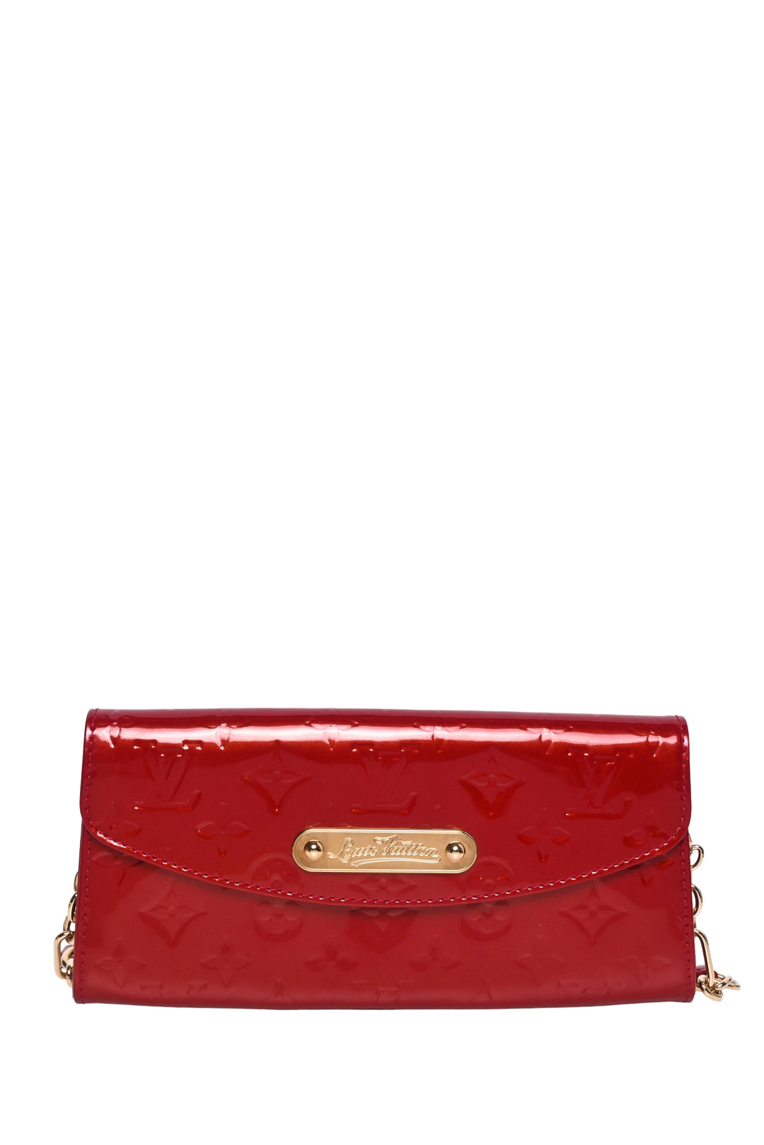 Louis Vuitton 2009 Vernis Sunset Blvd Pomme D'Amour Walet On Chain Purse