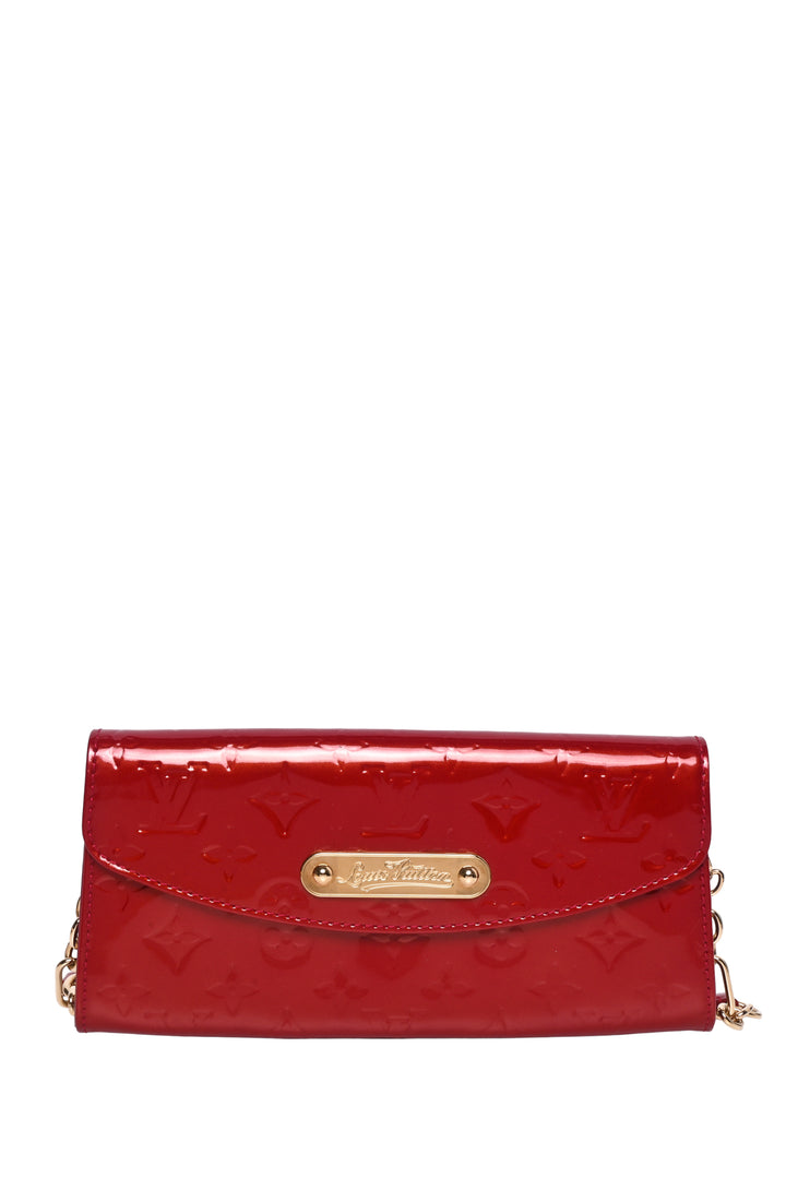 Louis Vuitton 2009 Vernis Sunset Blvd Pomme D'Amour Walet On Chain Purse