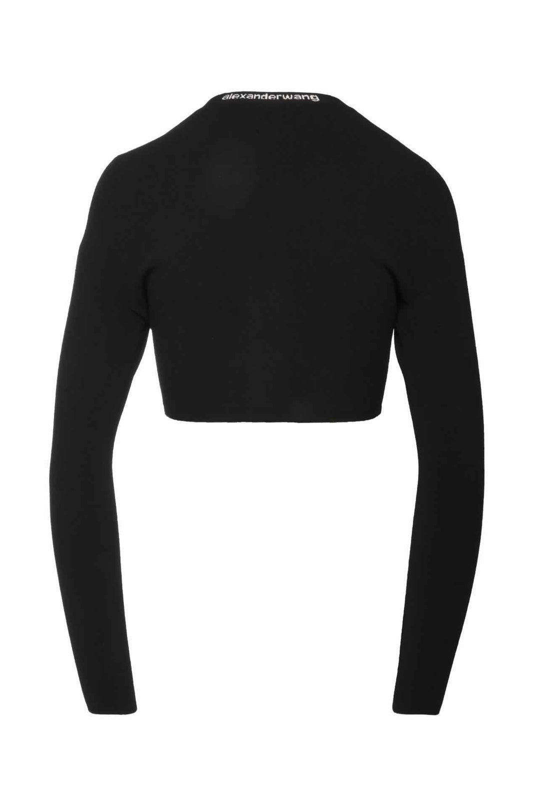 T Alexander Wang Size S Logo Cropped Cardigan