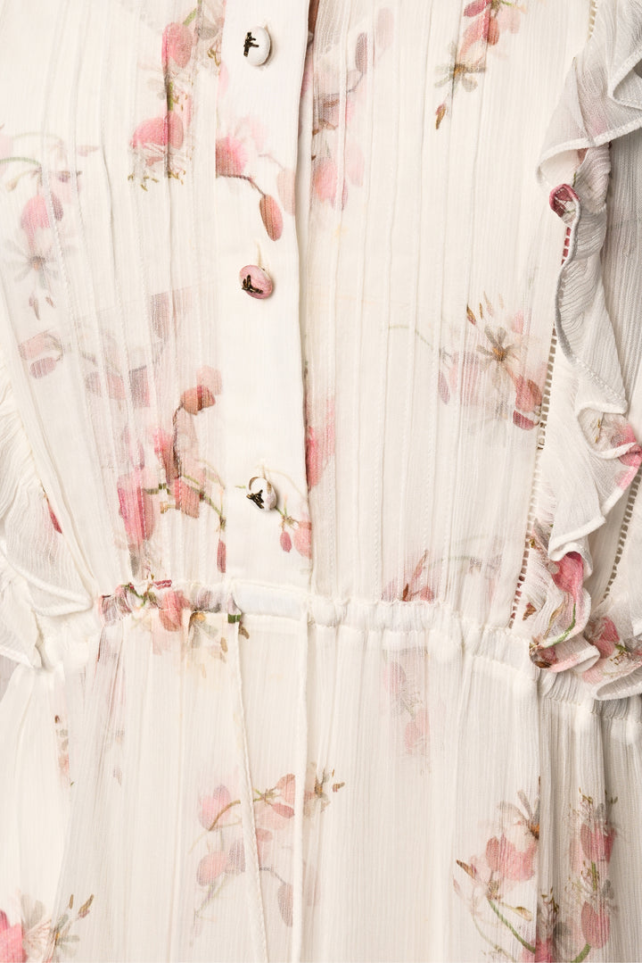 Zimmermann Size 3 Floral Tiered Maxi Dress