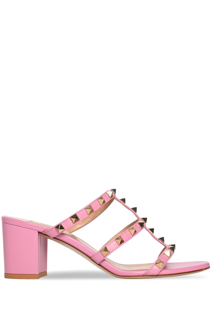 Valentino Size 38 Rockstud Slide Sandals