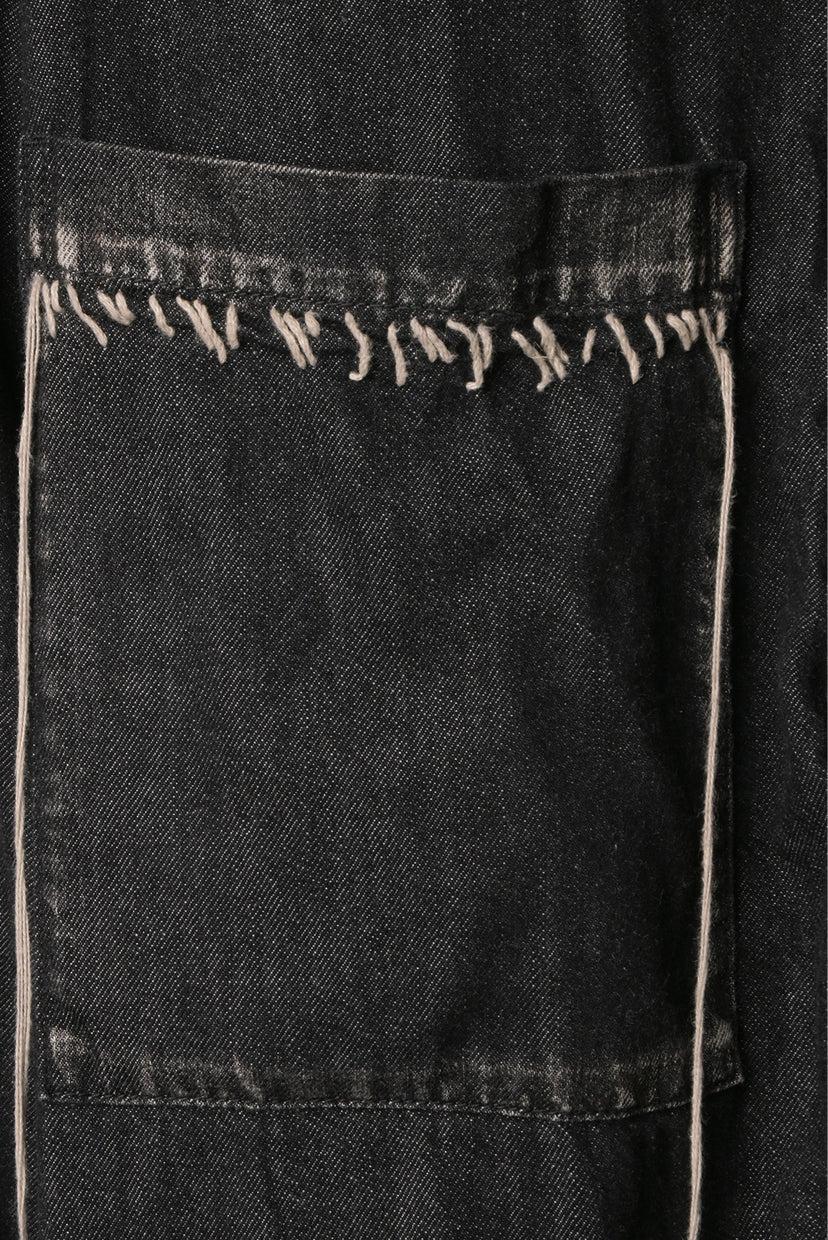 Y's Size 1 Spotted Denim Overalls