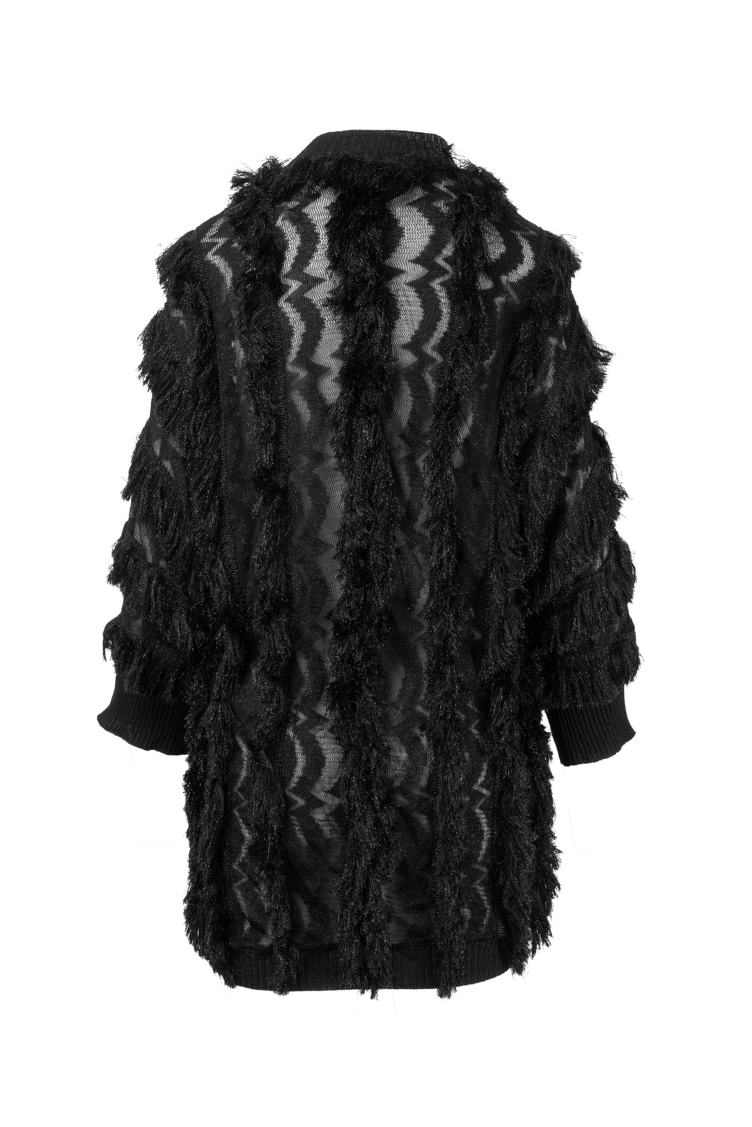 Missoni Size 42 Sparkle Fringe Cardigan