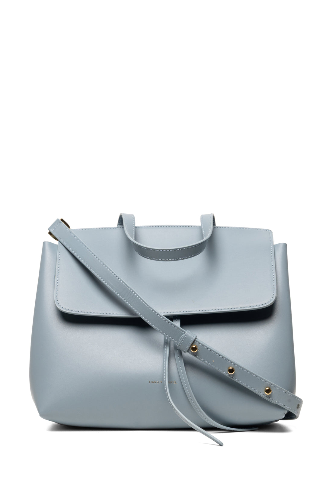Mansur Gavriel Smooth Leather Small Lady Top Handle