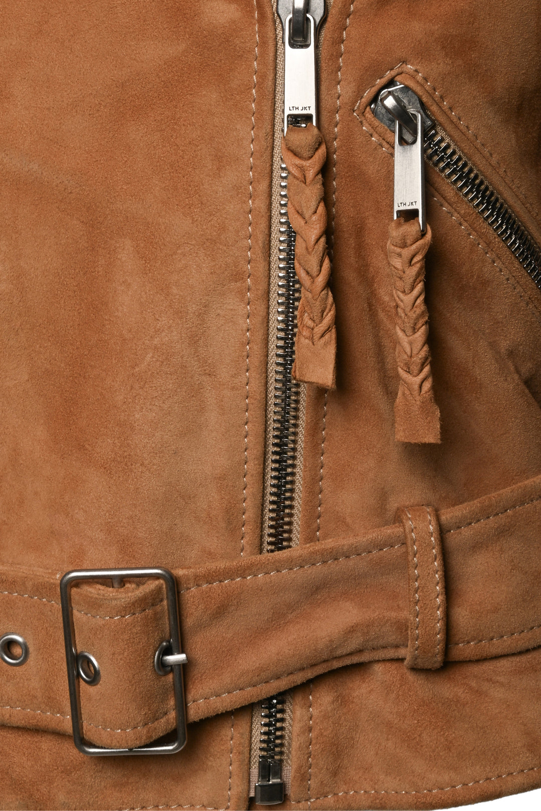 LTH JKT Size S Suede Leather Biker Jacket
