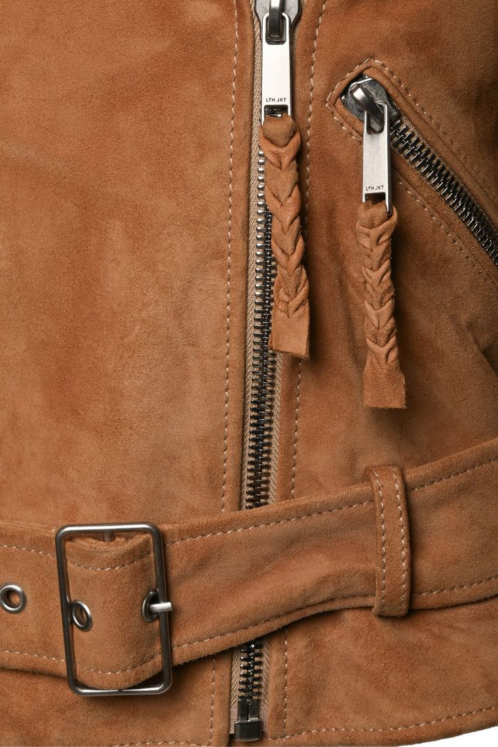 LTH JKT Size S Suede Leather Biker Jacket
