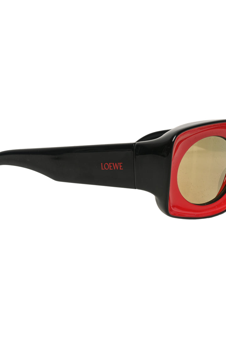 Loewe x Paula's Ibiza Rectangular Frame Sunglasses