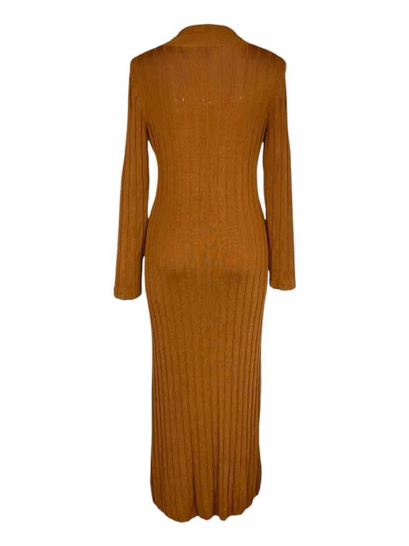 St John Collection Ribbed Midi Dress