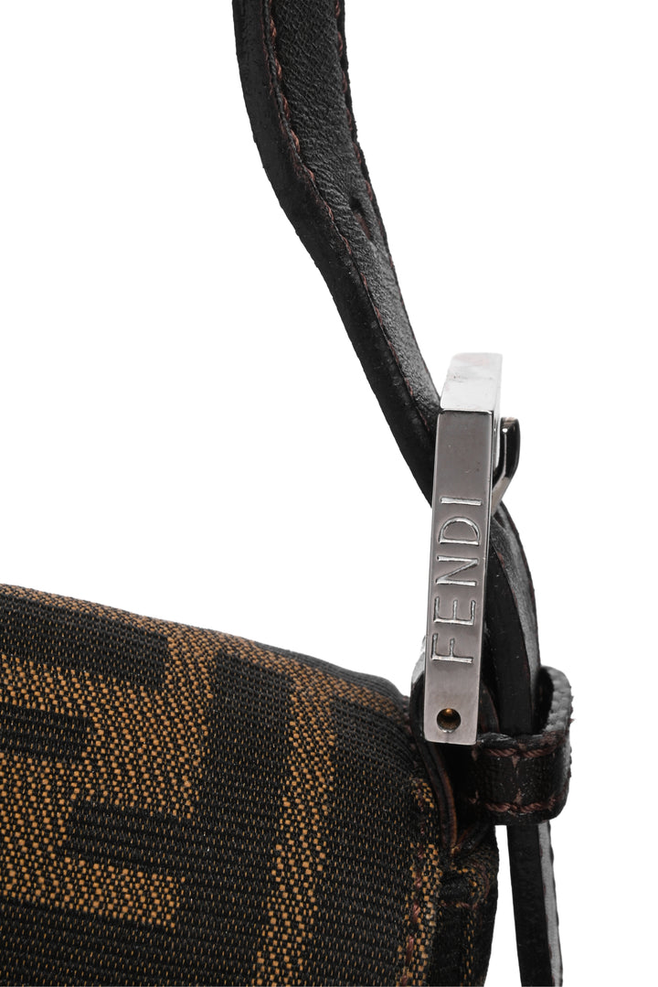Fendi Vintage FF Zucca Small Baguette