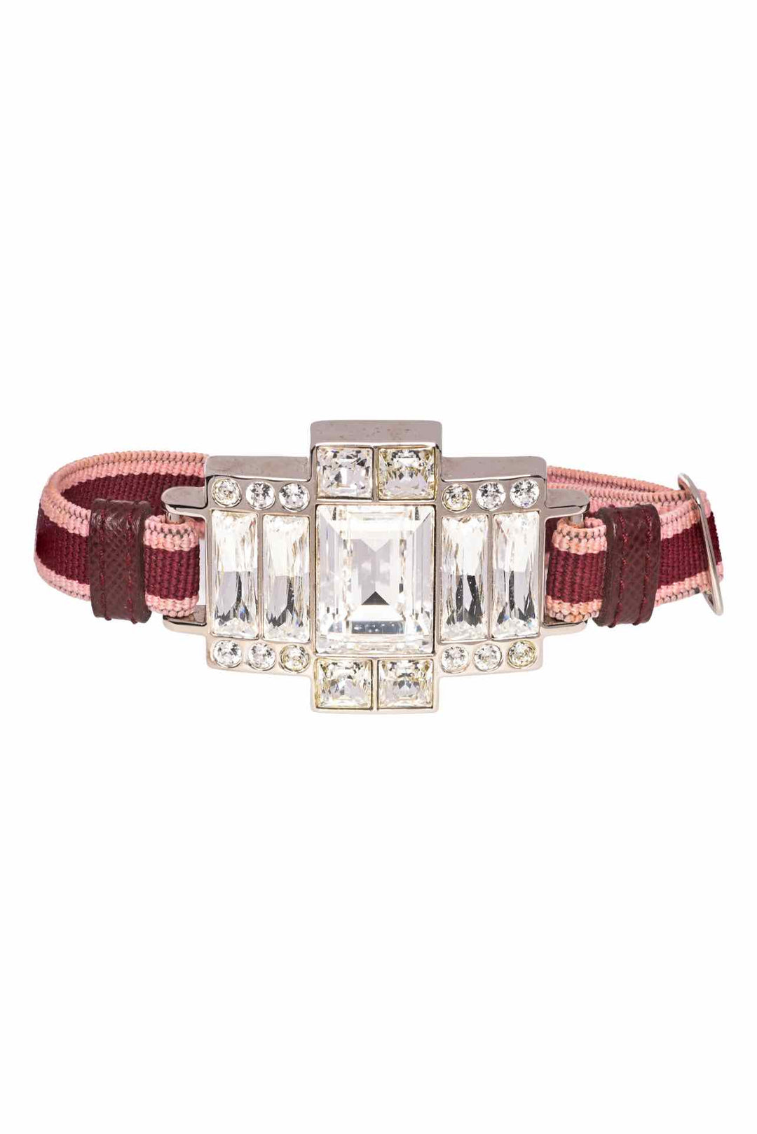 Prada Crystal Stretch Station Bracelet