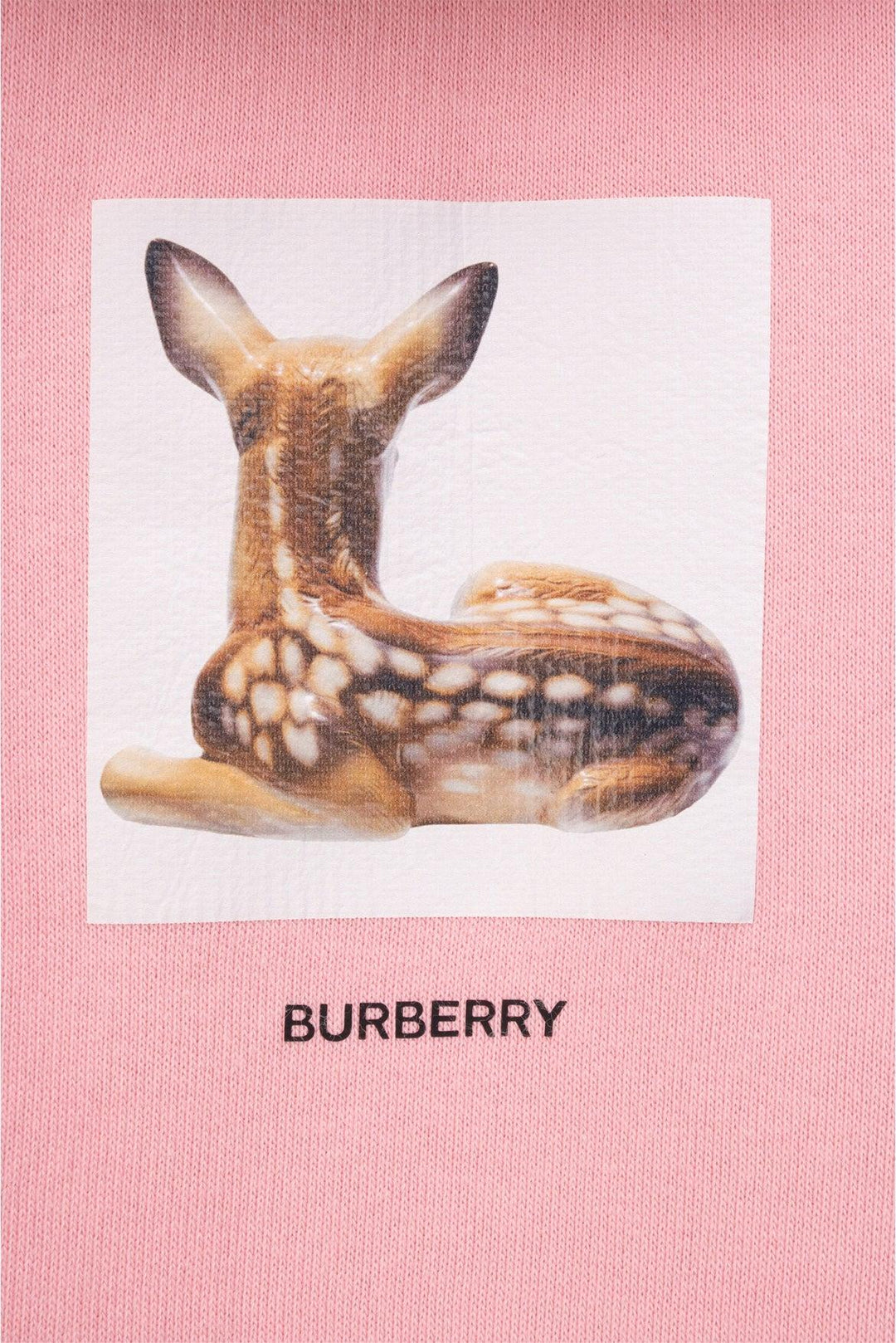 Burberry Size XS Deer Graphic Cropped Sweatshirt