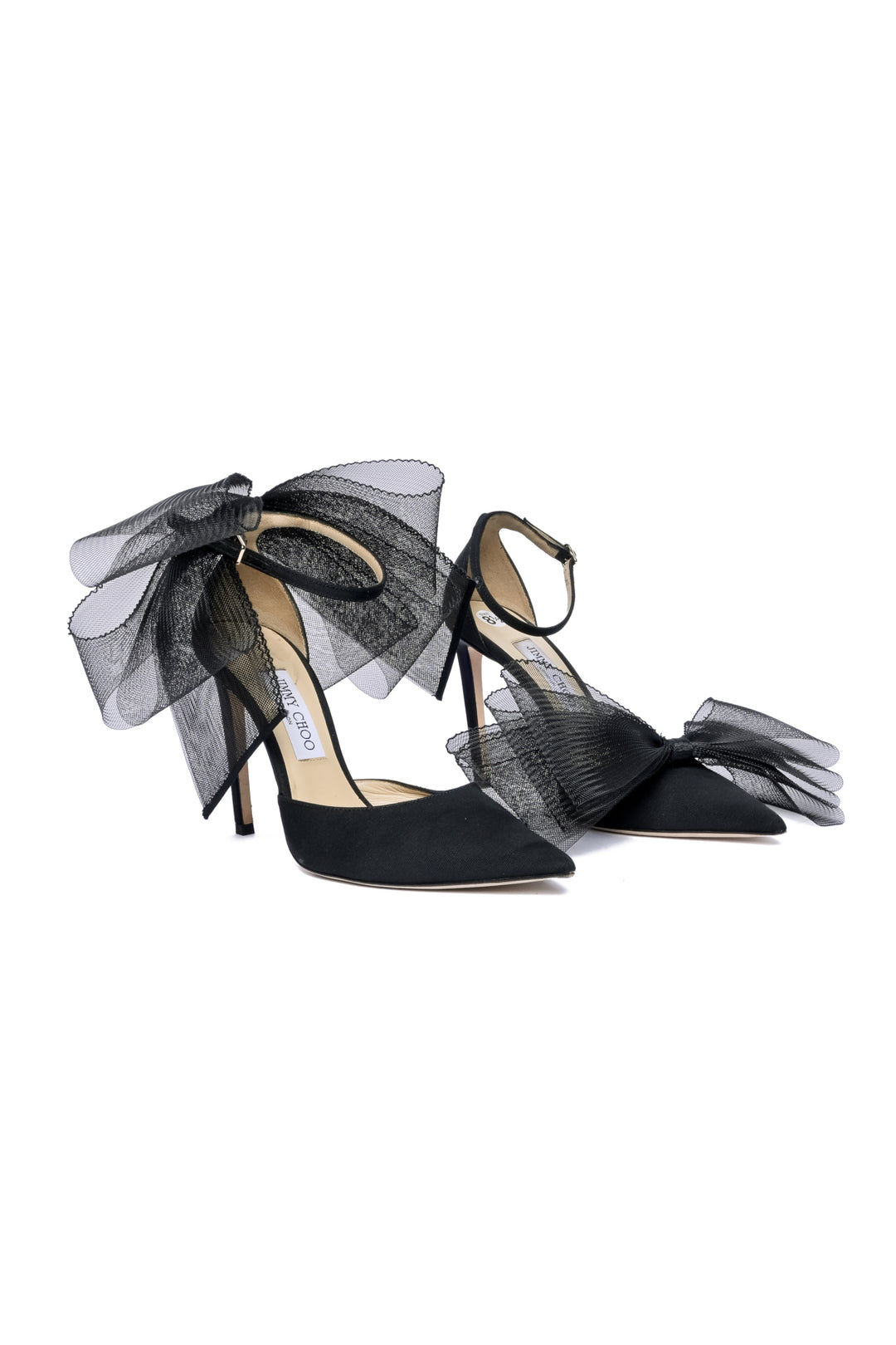 Jimmy Choo Size 39 Averly Asymmetric Bow Pumps