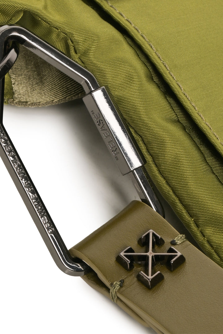 Off White Nylon Sporty Fanny Pack