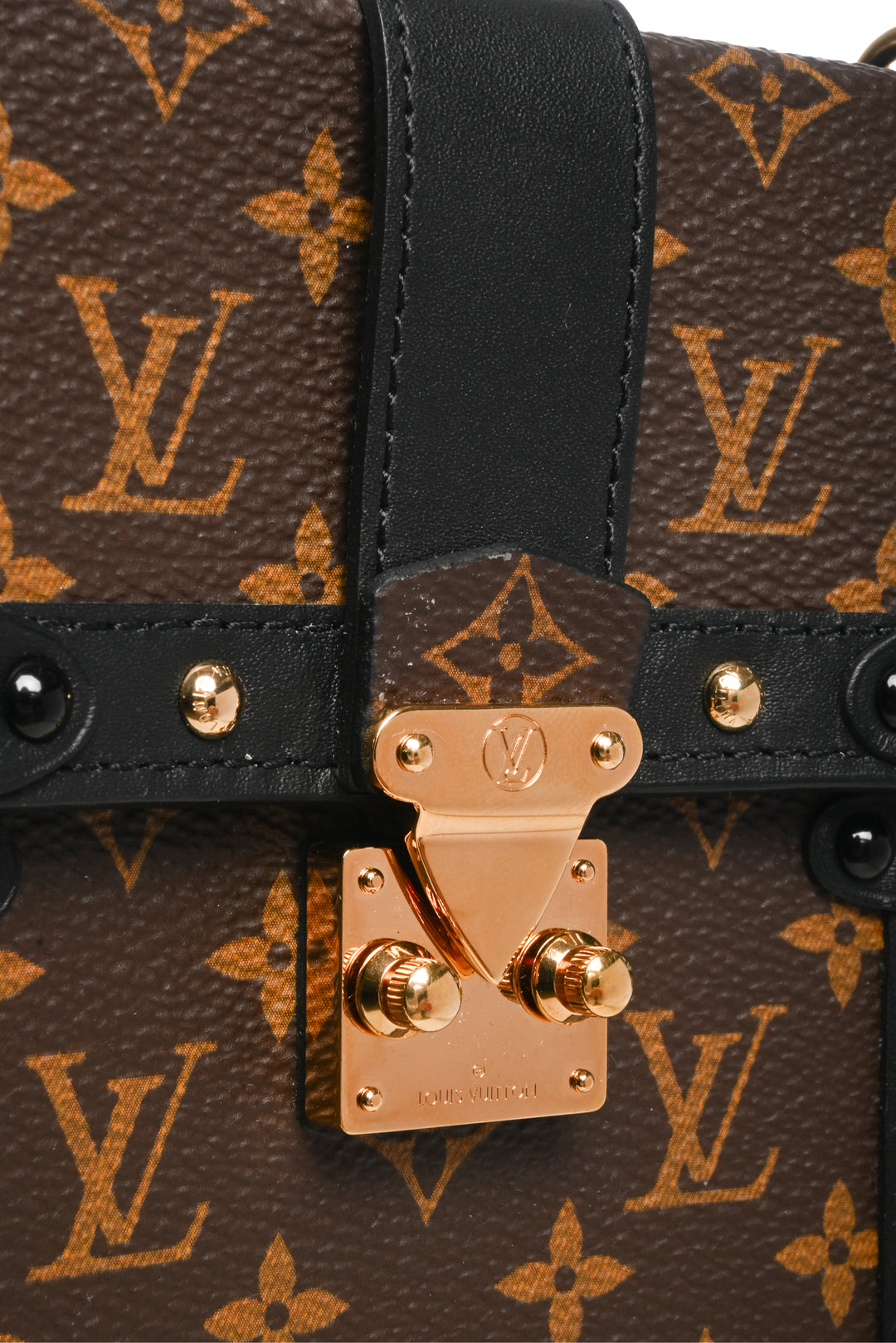 Louis Vuitton 2019 Monogram Vertical Trunk Pochette Bag
