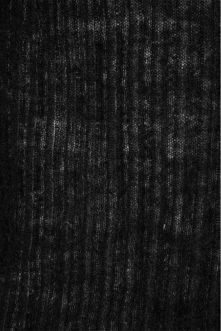 Saint Laurent Size M 2023 Sheer Ribbed Turtleneck Long Sleeve Tops