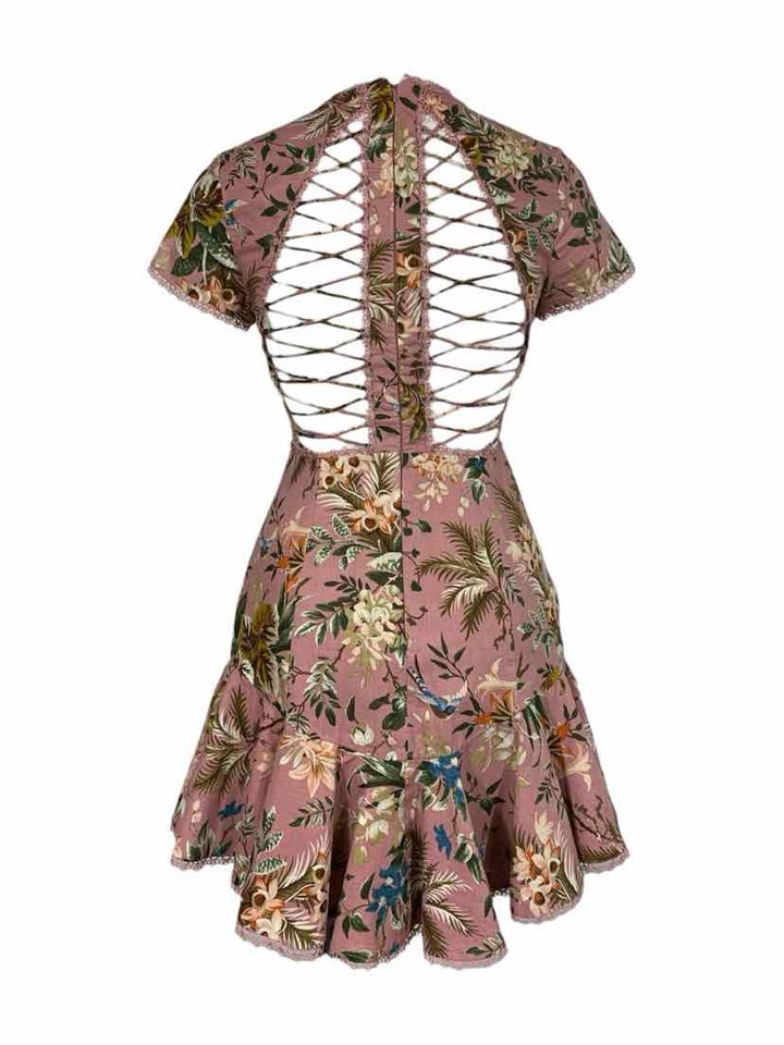 Zimmermann Size 0 Tropicale Lattice Dress