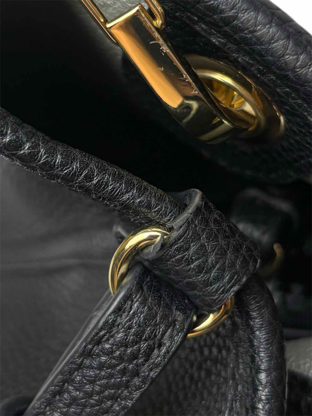 Emporio Armani Small Leather Tote Purse
