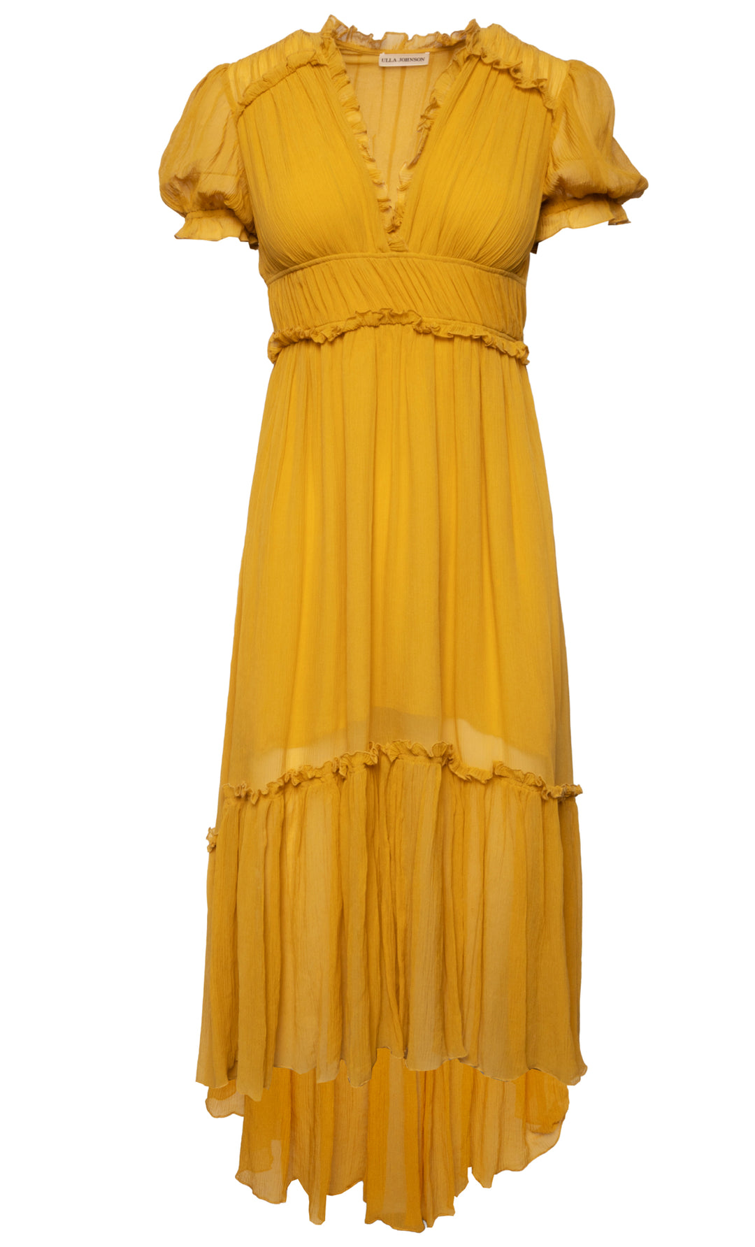 Ulla Johnson Size 0 V-Neck Midi Dress