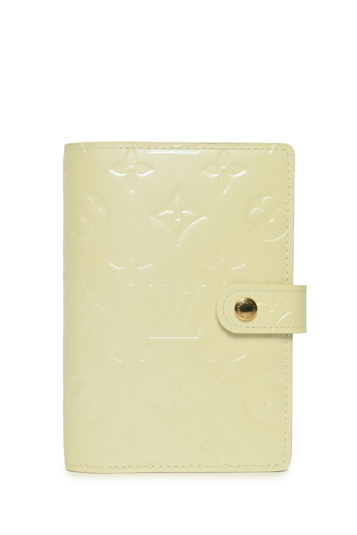 Louis Vuitton 2005 Monogram Vernis Small Ring Agenda Cover