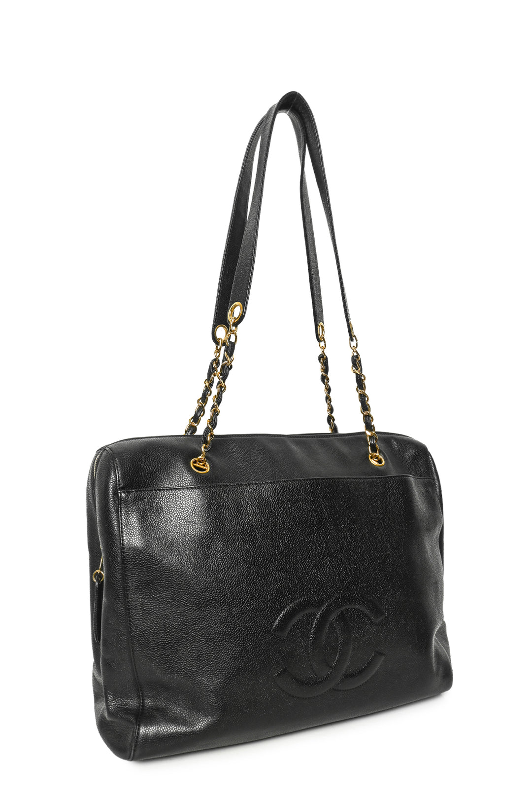 Chanel 1997-1999 Vintage CC Timeless Dome Tote