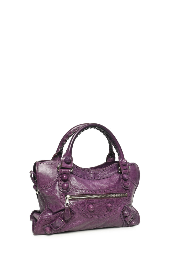 Balenciaga Giant Brogues Covered Motocross City Bag