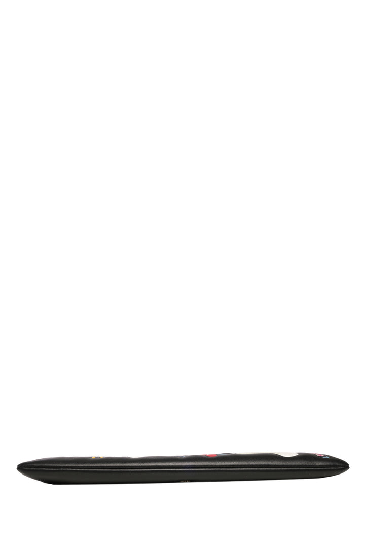 Anya Hindmarch Leather Graphic Clutch