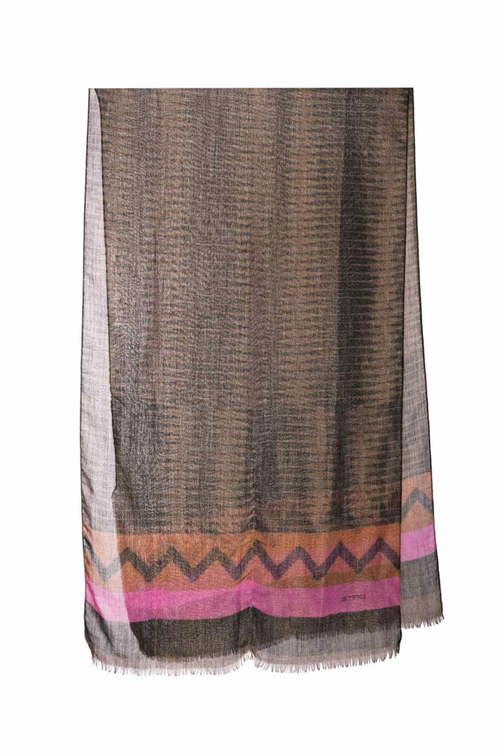 Etro Pattern Metallic Scarf