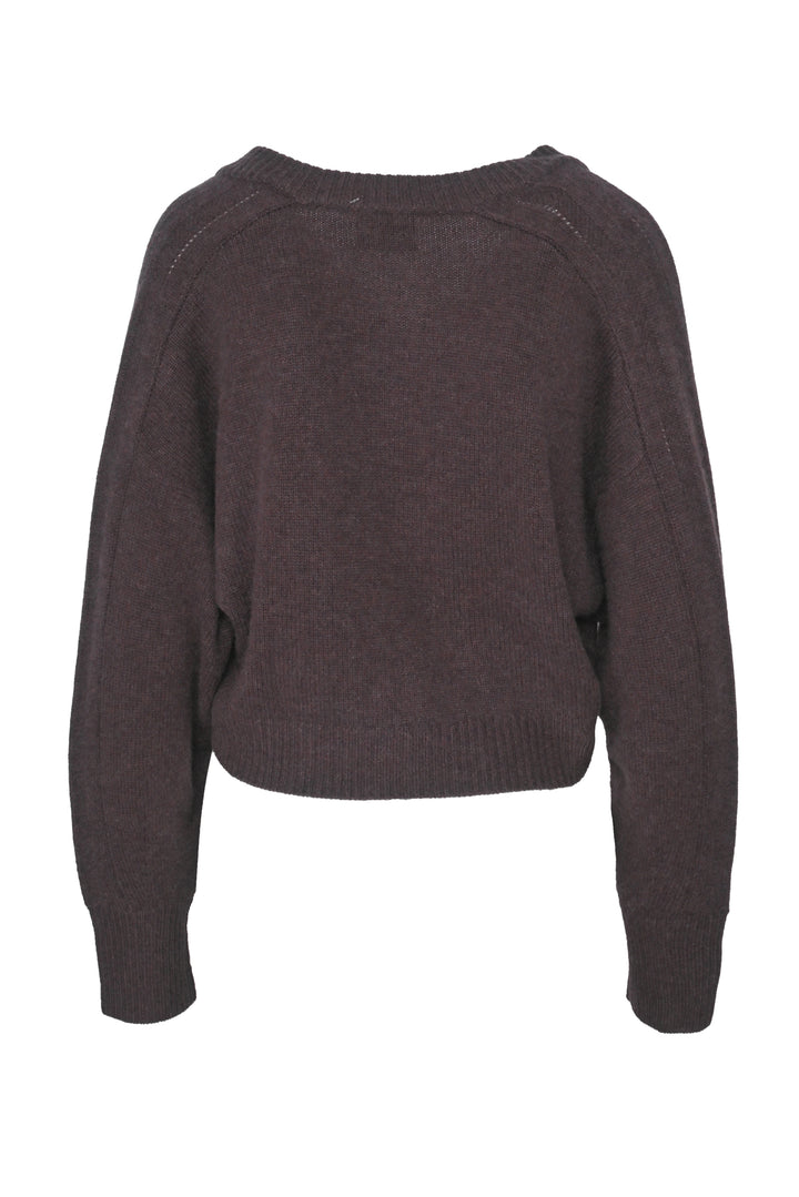 LE KASHA Size OS Cropped Cashmere Cardigan