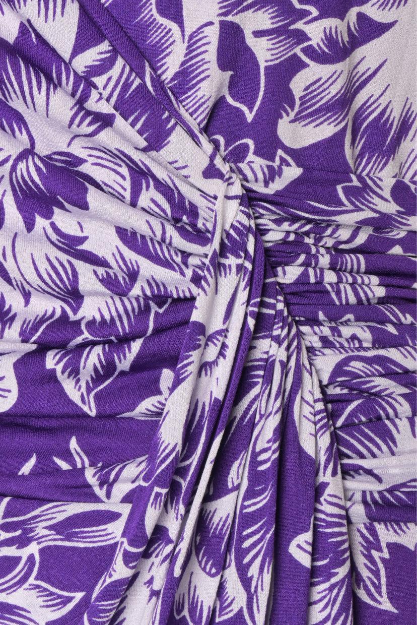 Etro Size 34 Floral Print Mini Dress