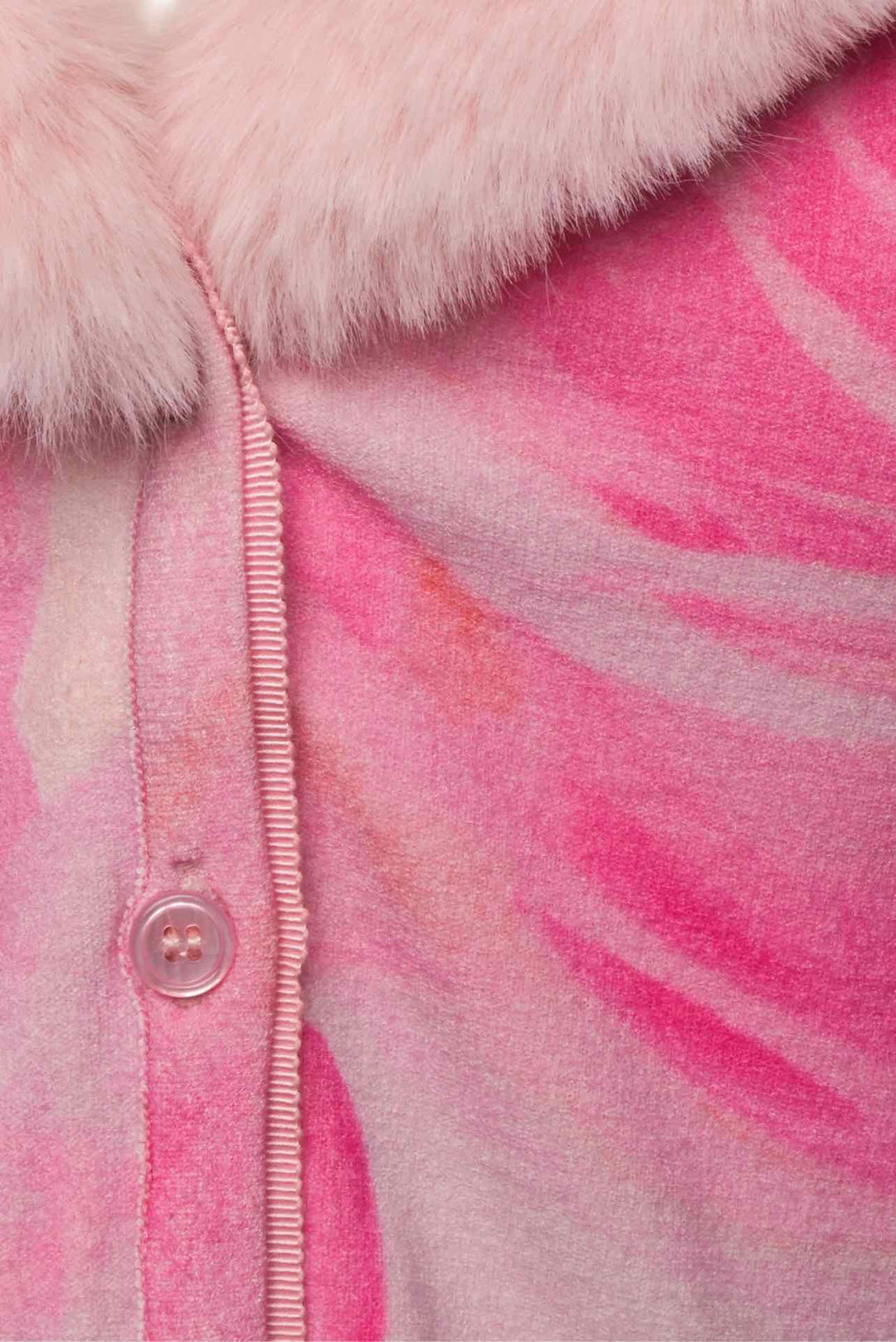 Blumarine Size 8 Floral Cropped Cardigan