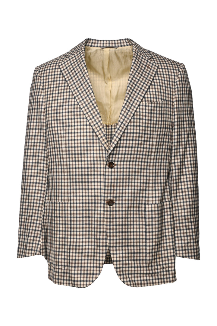 Canali Size 42 Men's Exclusive Silk & Cashmere Blend Unlined Blazer
