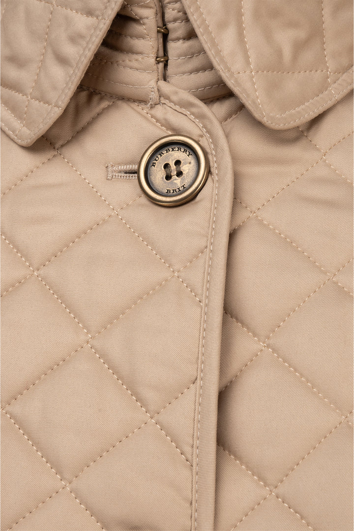Burberry Brit Size XS Quilted Button-Up Jacket